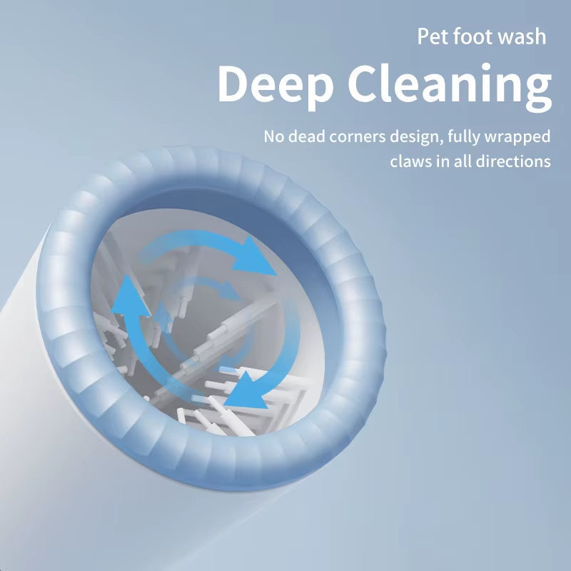 New Automatic Dog Paw Washer USB Rechargeable Pet Paw Cleaner Remove Dust Dirt Hair Comfortable Dog Paw Cleaner