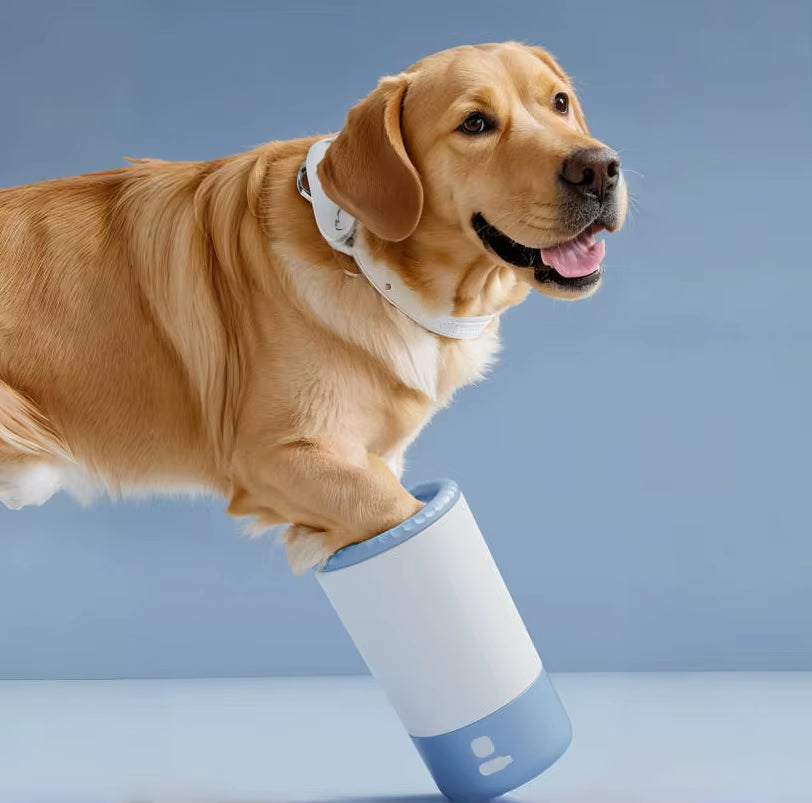 New Automatic Dog Paw Washer USB Rechargeable Pet Paw Cleaner Remove Dust Dirt Hair Comfortable Dog Paw Cleaner