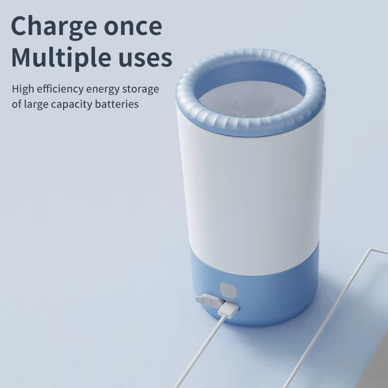 New Automatic Dog Paw Washer USB Rechargeable Pet Paw Cleaner Remove Dust Dirt Hair Comfortable Dog Paw Cleaner